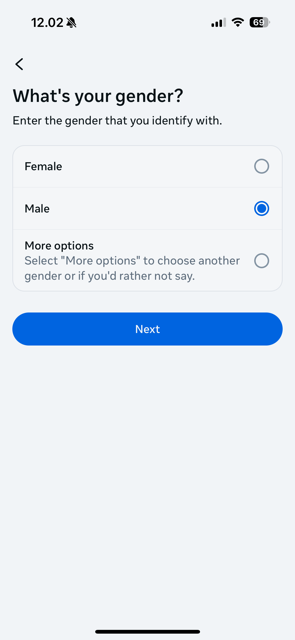 Messenger app settings