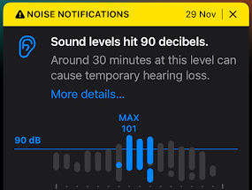 Americans talking at 100 decibels